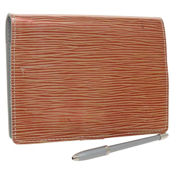 LOUIS VUITTON Cyber Epi Agenda PM Day Planner Cover Orange M99081 LV Auth hk1844 - Picture 1 of 16